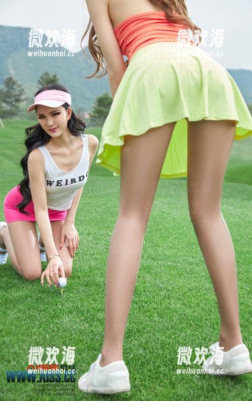 AISS爱丝(钻石版) - 索菲的写真集：长腿妹纸资源，脚步轻盈不轻浮。-微欢海