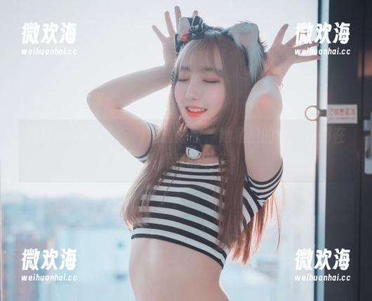 当HaNari(하나리)邂逅睡衣，她私拍的每一张都在挑衅我的审美-微欢海