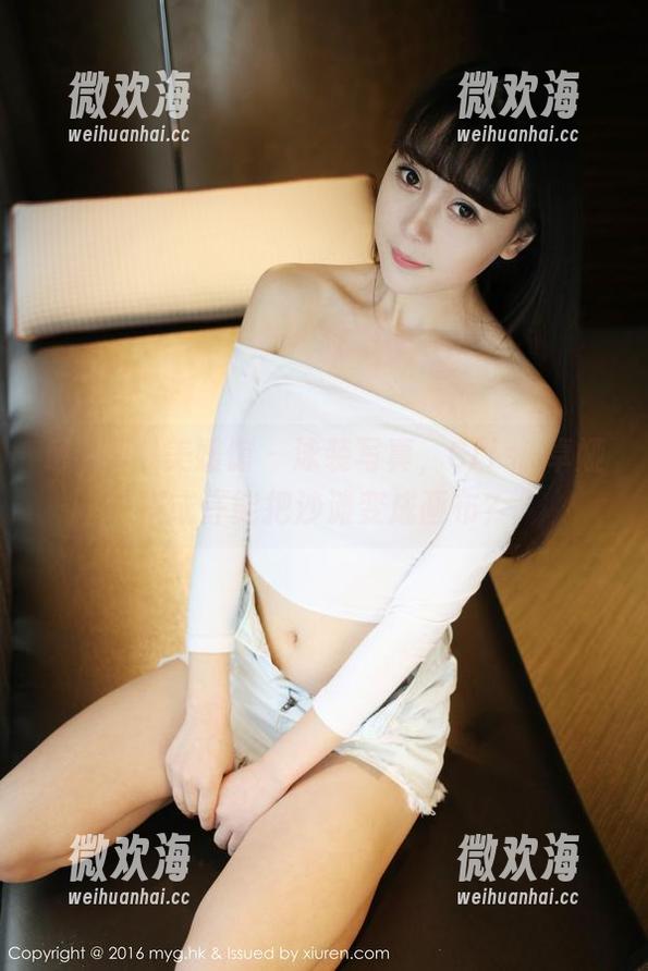 MyGirl美媛馆 - 泳装写真，Cris_卓娅祺或许能把沙滩变成画布？-微欢海