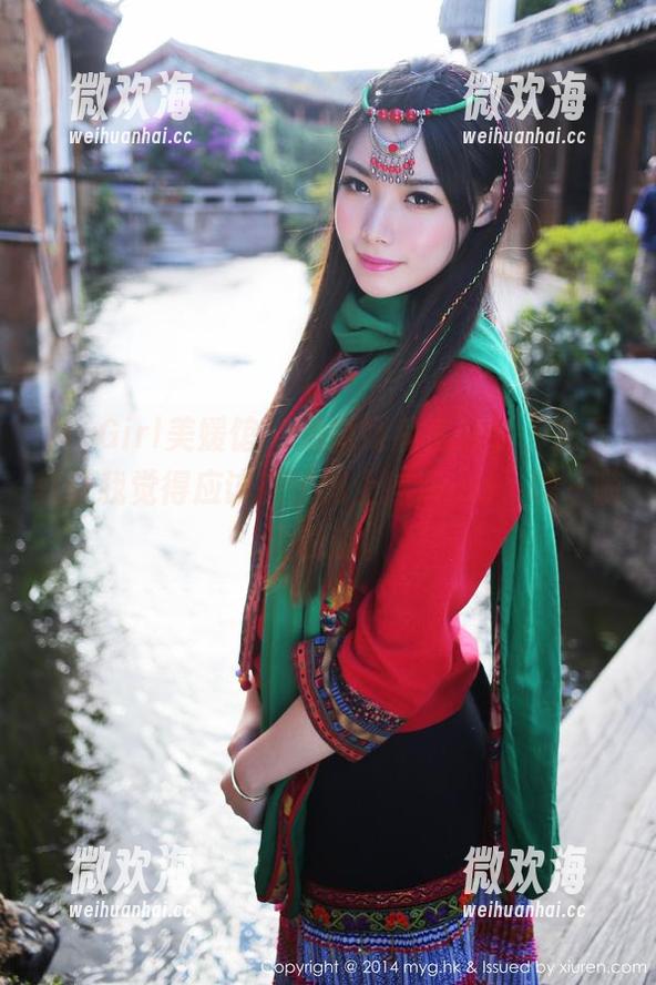 MyGirl美媛馆 - 潘娇娇私房泳装，光看就让我觉得应该在沙滩上摆pose，嘿～随便说说。-微欢海