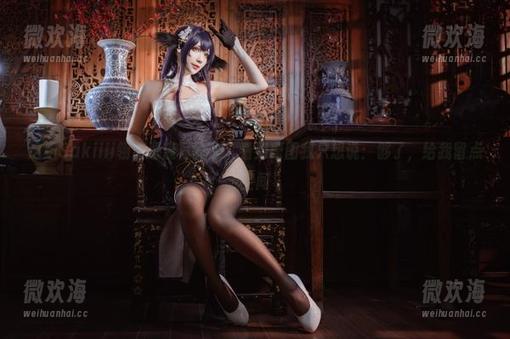 这组Sakiiii翎柒恶魔写真集，看到原图我只想说：够了，给我留点空间-微欢海