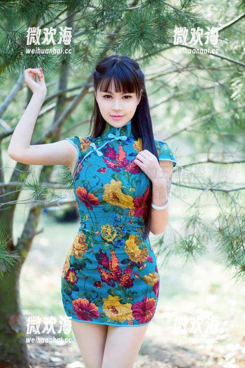 TuiGirl推女郎 - 温柔风的王根星熙，原图感觉像是在偷袭我的心。-微欢海