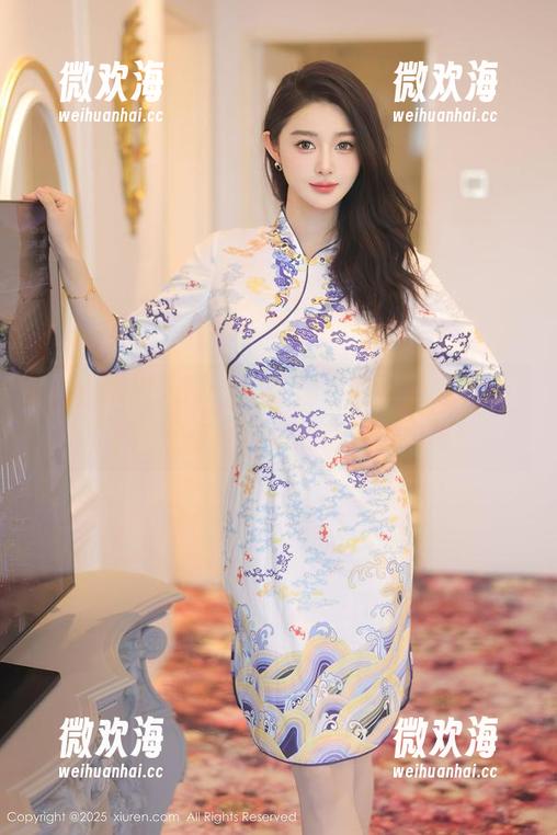 Xiuren秀人网 - 吊带图包的更新来了，玥儿玥er又在打破我的想象力极限！-微欢海