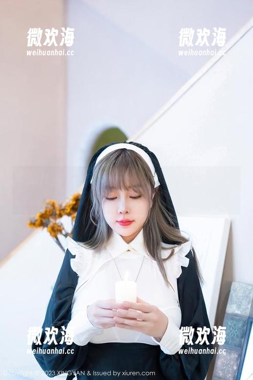 星颜社 - 双人的私拍：安安Angel亲手调配的略显撩人配方-微欢海