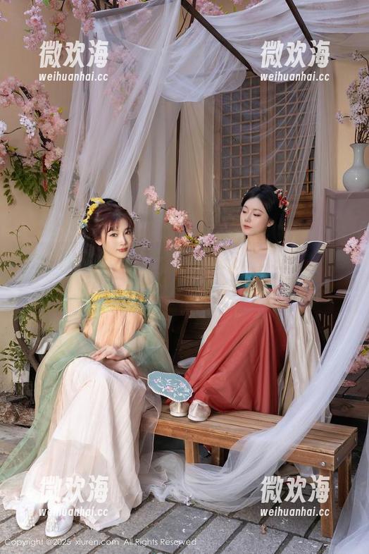 秀人网 - 俞夕梦带来夏天在线，图片透露出一丝不经意的惬意…-微欢海