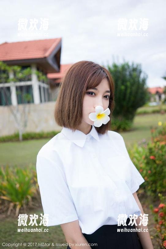 魅妍社 - 花钱不如领免费！小尤奈的棉袜套图超会玩-微欢海